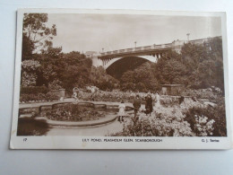D196365   UK -England - Yorkshire - Scarborough   Lily Pond   PU 1950's  - Sent To Hungary - Scarborough