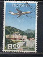 CHINA REPUBLIC CINA TAIWAN FORMOSA 1967 AIR POST MAIL AIRMAIL BOEING727 OVER NATIONAL PALACE MUSEUM TAIPEI 8$ USED USATO - Corréo Aéreo