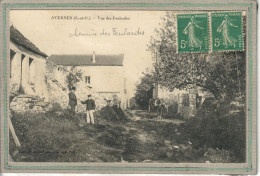 CPA (95) AVERNES - Aspect Du Chemin Des Feulardes En 1912 - Avernes