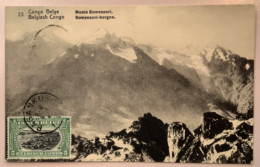 BASANKUSU1917entier Postal Illustré5c MONTS RUWENZORI 23>Netherlands (Congo Belge Mountain Montagne Postal Stationery - Cartas & Documentos