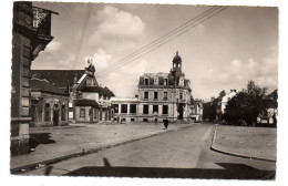 L'AIGLE  -1955--  La  Poste--La Salle Des Fêtes  ..timbre... Cachet   . Griffes - L'Aigle