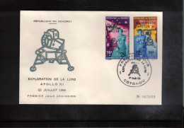 Dahomey 1969 Space / Weltraum Apollo 11 FDC - Africa