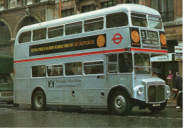 AEC Routemaster SRM3 Double-Decker Bus In London 1977 - CPM - Bus & Autocars