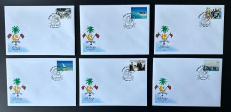 Maldives 2015 Mi. 5895 - 5900 FDC Independence Indépendance Unabhängigkeit 50 Years Boat Fishing Pêche Fischerei Fishing - Vissen