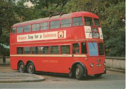 K2 Type Double-Decker Trolleybus Of London Transport  -  CPM - Bus & Autocars