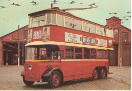 A1 Type Double-Decker Trolleybus Of London United Tramways  -  CPM - Bus & Autocars