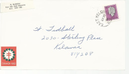 23099) Canada  East Kelowna Postmark Cancel Closed Post Office - Covers & Documents