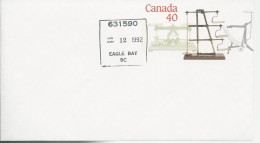 23105) Canada  Eagle Bay Postmark Cancel  - Covers & Documents