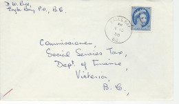 23106) Canada  Eagle Bay Postmark Cancel  - Briefe U. Dokumente