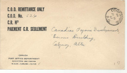 23111) Canada Cookshire Postmark Cancel COD Remittance - Brieven En Documenten