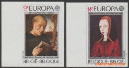 België 1980 - Mi:2023/2024, Yv:1970/1971, OBP:1972/1973, Stamp - □ - Europa 1980  - 1961-1980