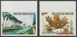 België 1980 - Mi:2027/2028, Yv:1976/1977, OBP:1976/1977, Stamp - □ - Toeristische Uitgifte  - 1961-1980