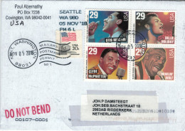 98031 Kent Washington 2018 Ottis Redding - Billie Holiday - Clyde McPhatter - Howlin' Wolf - Musik - Mailers Postmark - Brieven En Documenten