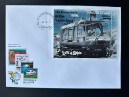 Guinée Guinea 2008 Mi. Bl. 1654 FDC Surchargé Noir Black Overprint Lost In Space Espace Film Movie Raumfahrt - Afrique