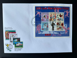 Guinée Guinea 2008 Mi. 6275-6279 FDC Surchargé Overprint Olympic Games Sydney 2000 Pekin Beijing 2008 Jeux Olympiques - Gewichtheben