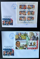 Comores Comoros Komoren 2008 FDC USA President Obama Clinton Truman Kennedy Carter George Washington Mi. I-VI Bl. I - George Washington