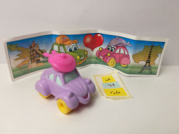 Kinder : K03 N62  Love Cars 2002 - Lulu 1  +  BPZ    +  Aufkleberfolie - Montables