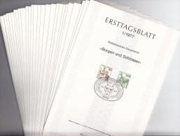 BRD ETB Jahrgang 1977, 28 Ersttagsblätter, Komplett - Other & Unclassified