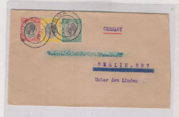 TANGANYKA  1931 TANGA   Airmail Cover  To Germany - Tanganyika (...-1932)