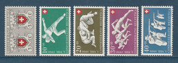 Suisse - YT N° 497 à 501 ** - Neuf Sans Charnière - 1950 - Neufs