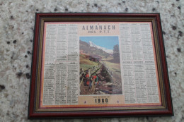 Almanach Des PTT De 1960 Encadré - Tamaño Grande : 1941-60