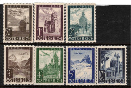 AUSTRIA 1947 Air Set SG 1017-23 UNHM #CDK4 - Autres & Non Classés