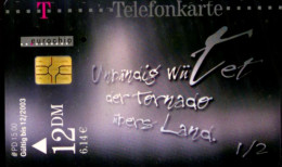 SCHEDA PHONECARD GERMANY NATURGEWALTEN 1 TORNADO PD 15/00 - P & PD-Series: Schalterkarten Der Dt. Telekom