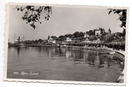 Suisse--NYON--1955--Le Port  --timbre, Cachet , Griffes - Nyon