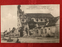 Ribécourt - église Après Bombardement Allemand - édit Frezquin - Ribecourt Dreslincourt