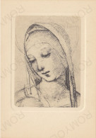 CARTOLINA  VIENNA,AUSTRIA-MUSEO ALBERTINA-RAFFAELLO SANZIO STUDIO PER UNA MADONNA-NON VIAGGIATA - Museos