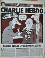CHARLIE HEBDO 1993 N° 34 JACQUES CHIRAC FETE SA FUTURE VICTOIRE - Humor