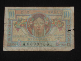 10 Dix  Francs TRESOR FRANCAIS  Type  1947   **** EN ACHAT IMMEDIAT **** - 1947 Franse Schatkist