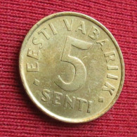 Estonia 5 Senti 1992 KM# 21 Lt 784 *VT  Estonie - Estland