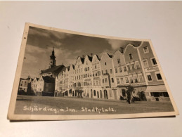 Austria Österreich Schärding Scharding A Inn Gasthaus Apotheke Pharmacy Drogerie Konsum 16642 Post Card POSTCARD - Schärding