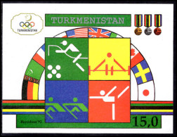 Turkmenistan 1993 Olympic Games Souvenir Sheet Unmounted Mint. - Turkmenistán