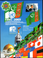 Turkmenistan 2005 Fifth Anniversary Of Turkmenistan's Permanent Neutrality Souvenir Sheet Unmounted Mint. - Turkmenistán