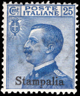 Stampalia 1912-21 25c Blue Unmounted Mint. - Aegean (Stampalia)