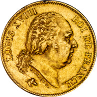 Restauration - 40 Francs Louis XVIII 1816 Bayonne - 40 Francs (or)