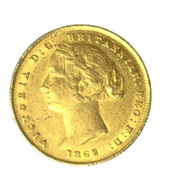 Australie-Souverain Victoria 1862 Sydney - 1 Sovereign