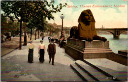 England London Thames Enbankment Sphinx  - River Thames