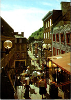 Canada Quebec Petit Champlain Street Staircase 1989 - Québec - La Cité