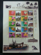 Taiwan Old Postcard 2010 Landscape Ship Village House (sheetlet) MNH - Neufs