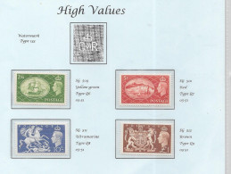 Gb 1948  Festival Of Britain   High Values -   SG509/SG512   U/M  See Notes & Scans - Unused Stamps