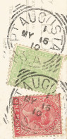 AUSTRALIA SA - FRANKED PC (VIEW OF ADELAIDE) FROM PORT AUGUSTA TO BELGIUM - 1910 - Briefe U. Dokumente