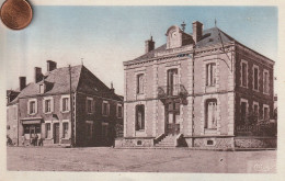 36 - Carte Postale Ancienne De   MONTGIVRAY    La Mairie Et Café Bonnin - Other & Unclassified