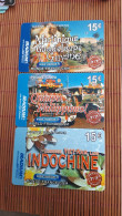 Iradium  Prepaidcard 3 Different Cards 2 Scans  Used Rare - Mobicartes: Móviles/SIM)