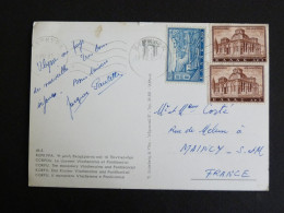 GRECE GREECE HELLAS GRIECHENLAND AVEC YT 728 ET 731 - TOURISME HYDRA SALONIQUE - CORFOU COUVENT VLACHERAINA PONTIKONISSI - Storia Postale