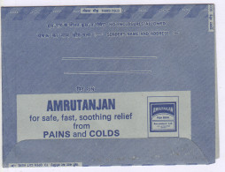 FDC On India 20p Inland Letter Advertisement Postal Stationery Mint, Amrutanjan, Health Medicine, Pain & Cold, Pharmacy - Farmacia