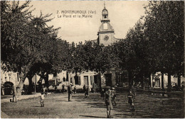 CPA Montauroux Place Et La Mairie (1276140) - Montauroux