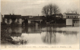 CPA Inondations 1910 Ile St-Denis Quartier Des Allumettes (1276284) - L'Ile Saint Denis